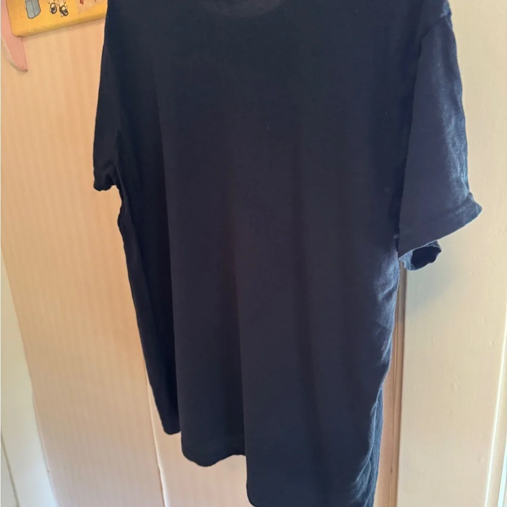 Sundry Navy Tee with Pink Stars - Picture 4 of 4